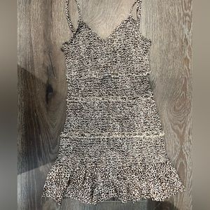 Olivaceous Cheetah Print Mini dress Size:M